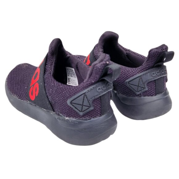 Adidas Lite Racer Adapt Sneakers Shoes Black Red FW7601 Size 11K - Picture 3 of 8